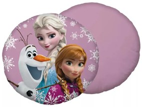 Disney Jégvarázs formapárna pink 35 cm