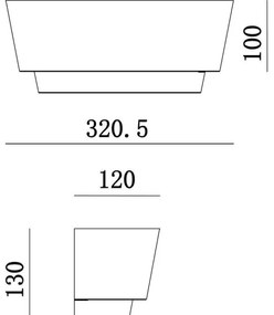Deko-Light 341205 - Fali lámpa TWYNNDA 1xE14/40W/230V fehér