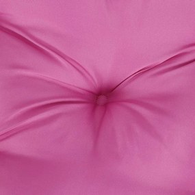 2 db rózsaszín szövet kerti padpárna 100 x 50 x 7 cm