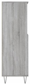 szürke sonoma szerelt fa magasszekrény 60 x 36 x 110 cm