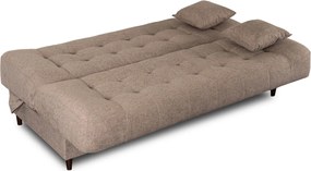 2 db-os szett, ágyazható kanapé barna színben NEPAL