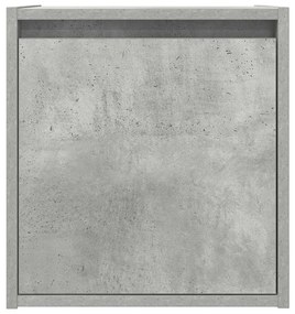 betonszürke falra szerelhető éjjeliszekrény 38x34x40 cm