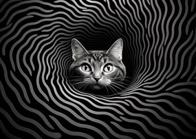 Poszter 84x59,5cm Hipnotizáló Macskaszem