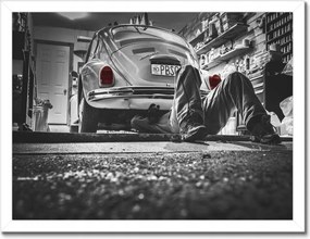 Poszterek keretben 40x30 Én magam javítom a Vw Bogár