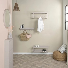 Szürke-bézs fém cipőtartó Marco – Spinder Design