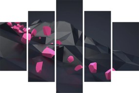 A 3D absztrakció képe (150x105 cm)
