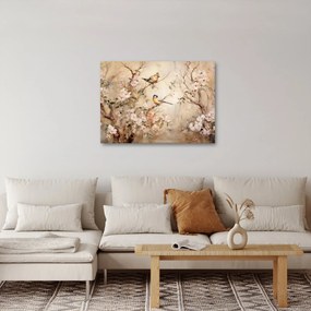 Kép - Vintage madár festmény II. (70x50 cm)