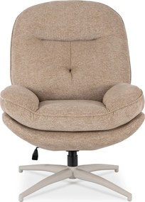 Fotel Wypoczynkowy Obrotowy MESA Beżowy