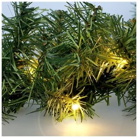 Solight 1V298 - LED kültéri karácsonyi girlanda 80xLED/3xAA 500 cm IP44