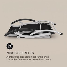 Blumfeldt Sunnyvale, nyugágy lábtartóval, alumínium, 4 szint