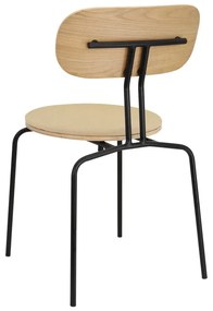 Fekete-bézs étkezőszék Curious – UMAGE