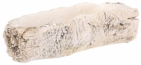 Virágtartó - virágláda, nyírfa utánzat, 24 x 10 x7 cm, 24 cm