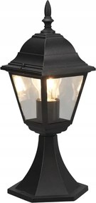 Trio Kerti Lámpa Alacsony Livenza E27 60W IP44 Alumínium Fekete