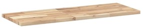 4 db kezeletlen tömör akácfa függőpolc 100 x 30 x 2 cm