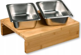 Vágódeszka kihúzható tárolókkal Bambusz