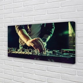 Canvas képek Konzol DJ fejhallgató 140x70 cm