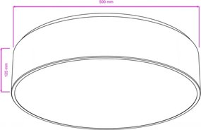 BRILAGI - Fürdőszobai mennyezeti lámpatest POOL 4xE27/15W/230V átmérő 50 cm IP54 fekete