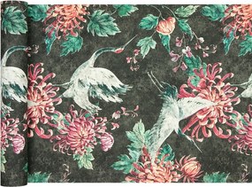 Retro tapéta daru fekete háttér