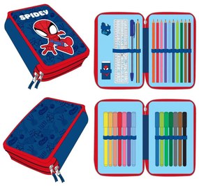 Pókember Spidey tolltartó töltött 2 emeletes