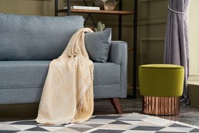 3 személyes kanapé Bella Soft Üçlü Koltuk - Kék