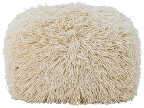 Krémszínű gyapjú puff Lomba – Bloomingville