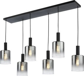 Dar Lighting vintage függeszték savannah matt fekete darsav0622