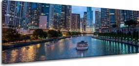 Vászonkép Chicago építészet 150X50 cm