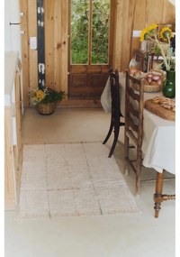 Krémszínű mosható kézi szövésű pamut szőnyeg 90x130 cm Color Lines – Lorena Canals