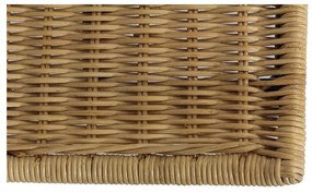 4 db rattan étkezőszék Sofia és fekete asztal Marienlis - Bonami Essentials