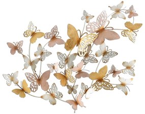 Fém fali dekoráció 132x95,5 cm Butterflies - Mauro Ferretti