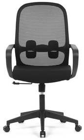 Fekete Szövet Irodai Szék Hinta Mechanikával. KA-S424 BK