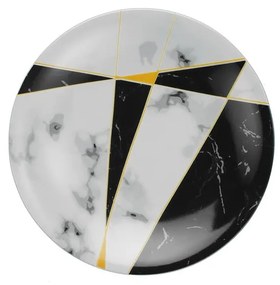 Black&amp;White 24 db-os porcelán étkészlet - Kütahya Porselen