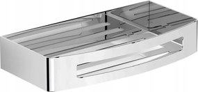 Smart polc zuhanykabinhoz, polírozott rozsdamentes acél