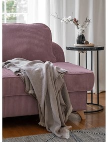 Törtrózsaszín kordbársony heverő (bal oldali) Chic Charlotte – Miuform
