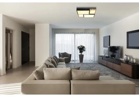 Globo 67286-50 - LED mennyezeti lámpa GUNDI LED/50W/230V barna/fekete