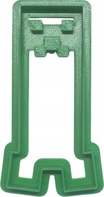 Minecraft Creeper alakú tortaforma