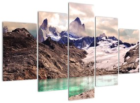 Hegyi tó képe (150x105 cm)