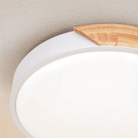 Brilagi - LED mennyezeti lámpa PILANA LED/24W/230V tölgy/fehér átm. 30 cm