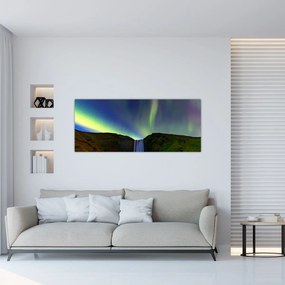 Kép - Aurora Borealis Izlandon (120x50 cm)