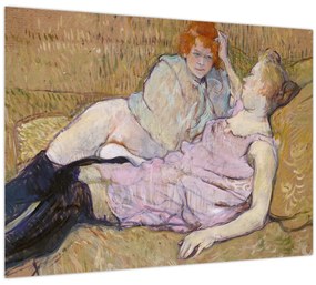 Kép - Henri de Toulouse-Lautrec, The Sofa, reprodukciók (70x50 cm)