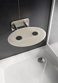 Ravak OVO P zuhanyülő, lehajtható, szélesség 41 cm, áttetsző fehér B8F0000049