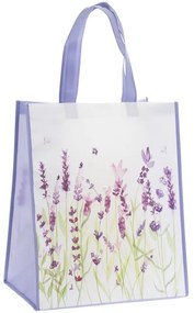 Műanyag bevásárlótáska levendulás Lavender