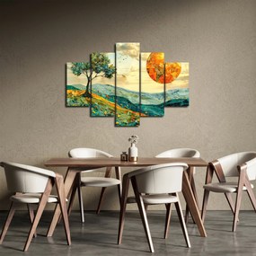 Kép - Tájkép illusztráció (150x105 cm)
