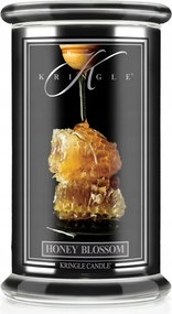 Honey Blossom Kringle Candle nagy gyertya két kanóccal (624g)