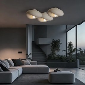 BRILAGI - WABI SABI mennyezeti lámpa 1x E27/60W/230V, átmérő 40 cm, fehér