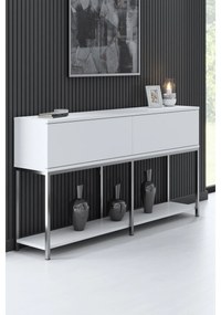 Konzolasztal Lord - White, Silver