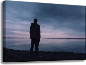 Vászonkép Természet Tó Nyugat 60x40 cm