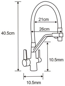 Mexen Carlos, 1,5 kamrás gránit mosogató 582x475x177 mm és Duo mosogató csaptelep, fekete-ezüst metál, 6518-73-671701-70-B