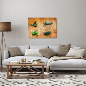 Kép - Gyógynövények (üvegen) (70x50 cm)