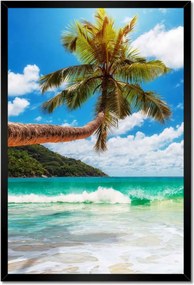 Poszterek keretben 40x60 Trópusok Tájkép Pálmafák